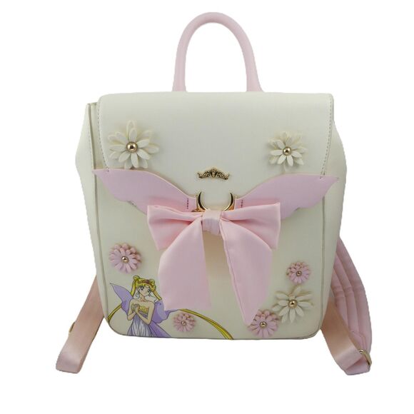Pretty Guardian Sailor Moon Neo Queen Serenity Ribbon Floral Rucksack Exclusive - Picture 1 of 16